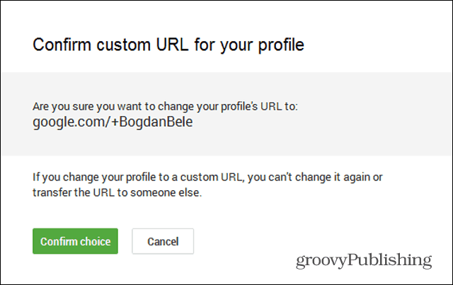 Cum să obțineți o adresă URL personalizată pentru profilul dvs. Google+