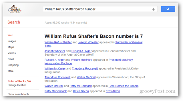 Cum să găsiți 6 grade de Kevin Bacon folosind Google