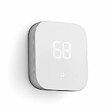 Vă prezentăm Amazon Smart Thermostat - certificat ENERGY STAR, instalare DIY, funcționează cu Alexa - C-fir necesar