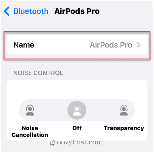 Schimbați numele AirPod-urilor dvs