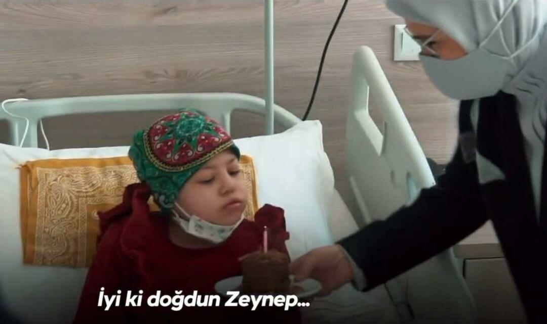 Emine Erdogan a vizitat copiii bolnavi de cancer