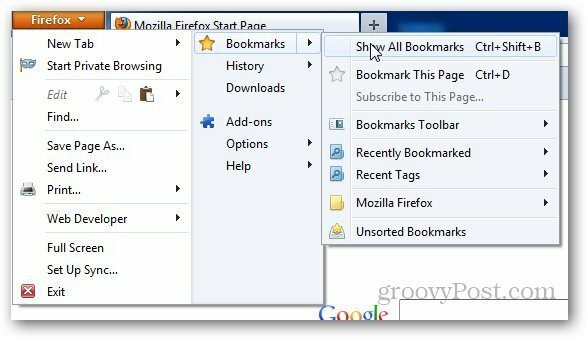 Cum să recuperați marcajele șterse în Mozilla Firefox