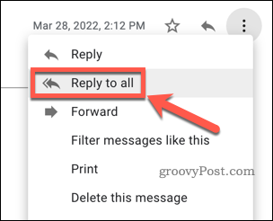 Răspundeți tuturor în Gmail