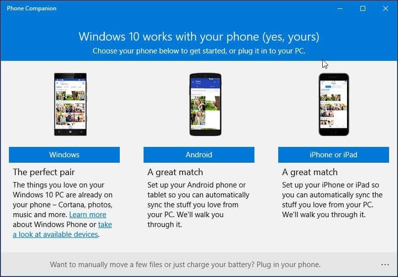 Cum se utilizează aplicația Companie telefonică nouă în Windows 10
