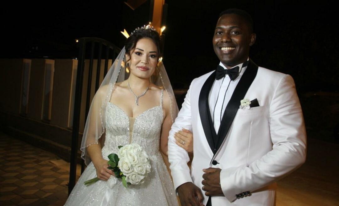 Unul nou a fost adăugat la seria mirii africani! Omary din Tanzania și İrem din Mersin s-au căsătorit