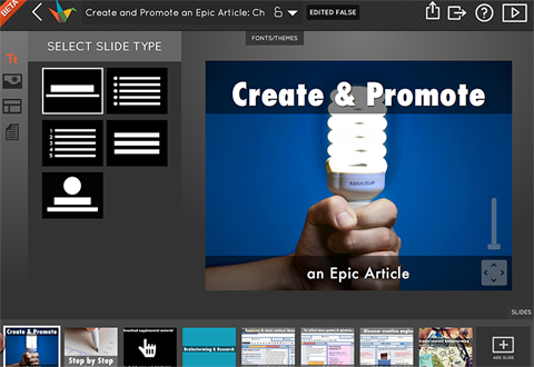 slideshare creat pe punte de haiku