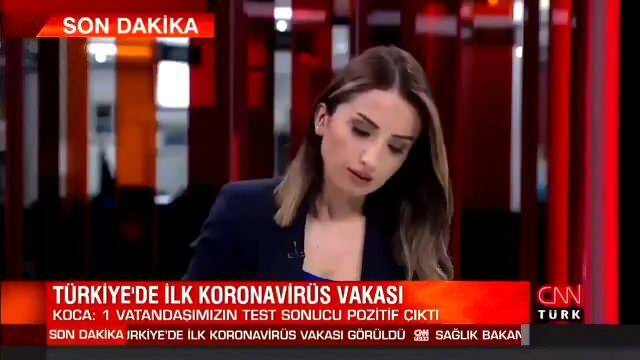 Reporterul CNN Türk, Duygu Kaya, a prins coronavirusul!