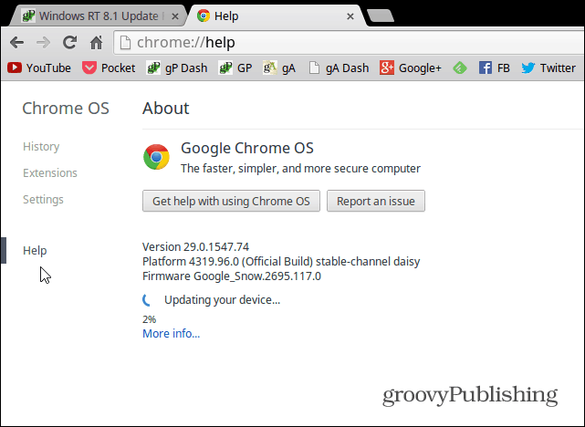 Cum să vă actualizați manual Chromebookul Google