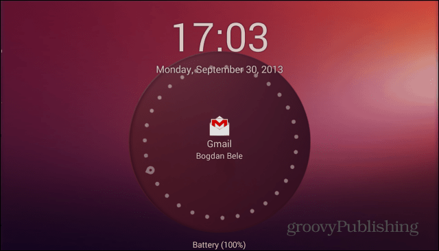 Principalul Lockscreen Ubuntu