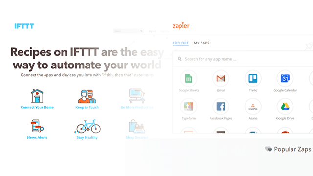 IFTTT zapier sarcini automatizare cloud timp inteligent computing digital student