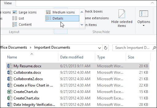 Windows Explorer 10 detalii