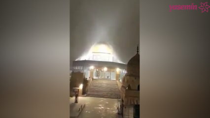 Zăpada căzând în Ierusalim uimit