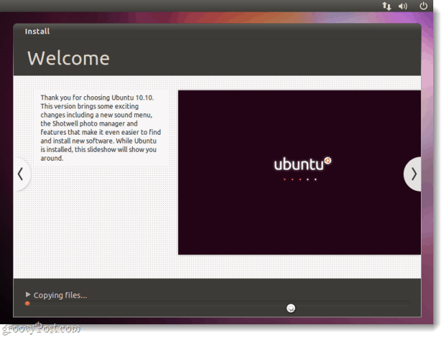 ubuntu se instalează automat