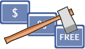 Oferte Facebook Obține toporul
