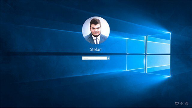 Ecran de conectare Windows 10 Hero Image