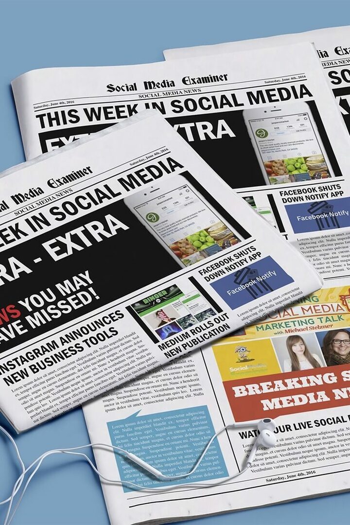 Instagram lansează profiluri de afaceri: săptămâna aceasta în Social Media: Social Media Examiner