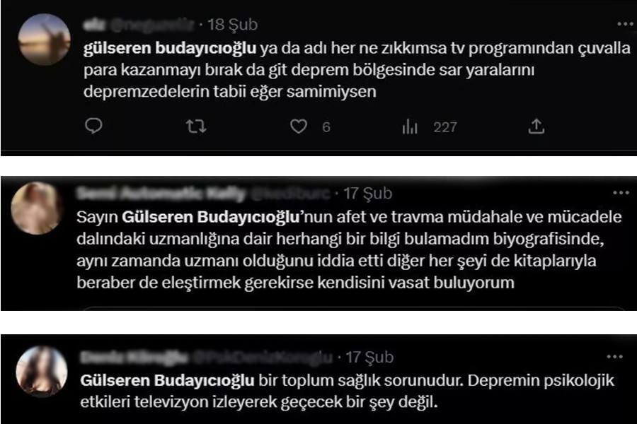 Gülseren Budaıcıoğlu a reacționat