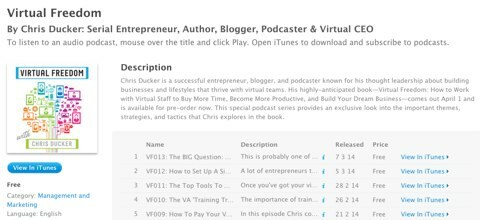 podcast virtual libertate iTunes