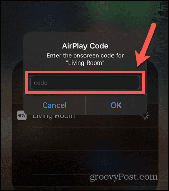 codul de acces pentru iphone airplay