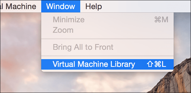 Accesați biblioteca VM