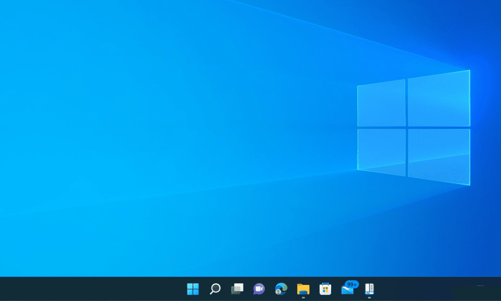 Bara de activități Windows 11 prezentată
