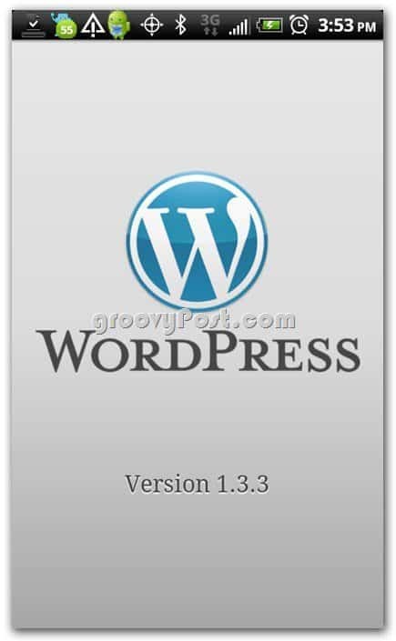 Wordpress pe versiunea Android 1.33
