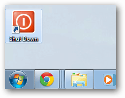 Butonul de închidere de pe desktop