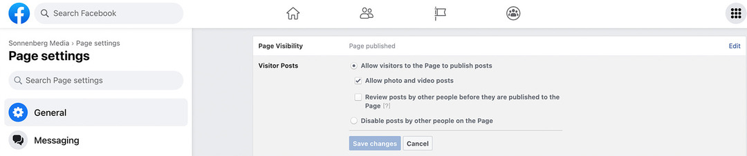 cum-să-moderați-pagina-facebook-conversații-post-revizuire-moderare-pagini-clasice-experiență-setări-paginii-pasul-1