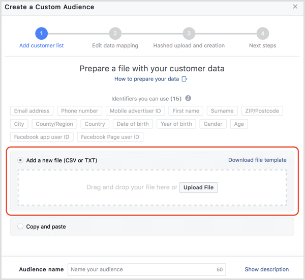 Facebook încarcă datele clienților