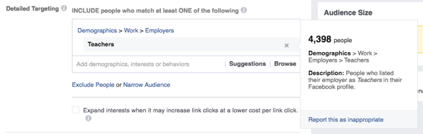 Căutați în anunțuri sociale: cum să utilizați Google cu Facebook pentru a crea audiențe de nișă: examinator de rețele sociale