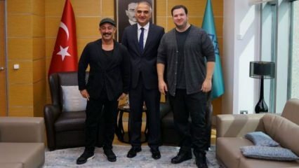 Întâlnire cu ministrul Culturii, Ersoy Cem Yılmaz și Șahan Gökbakar