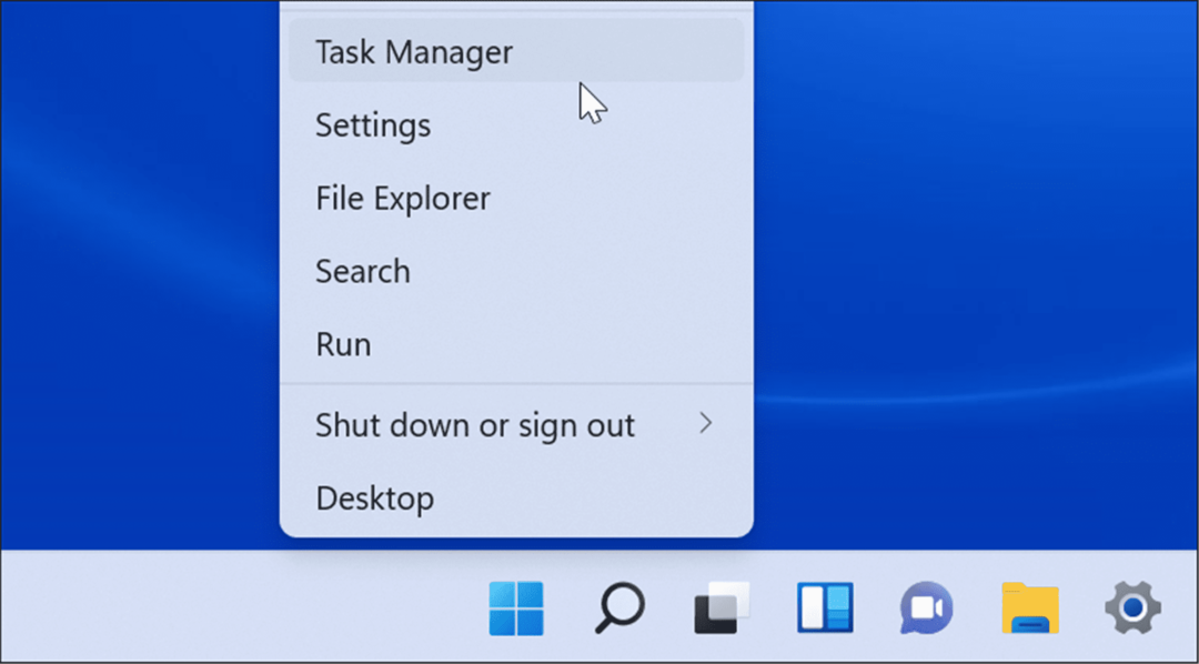 Deschideți Task Manager pe Windows 11