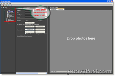 Metadate pentru instrumente foto Microsoft Pro:: groovyPost.com