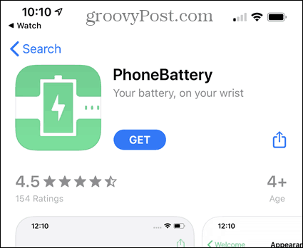 Instalați aplicația PhoneBattery din App Store
