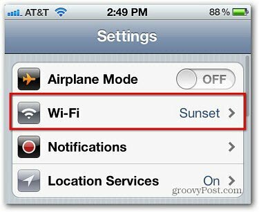 Apple iOS: Opriți notificările PopUp WiFi enervante