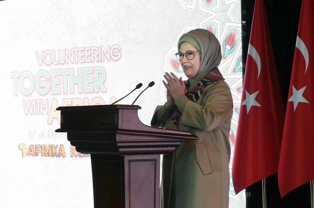 Emine Erdogan a ținut un discurs la programul Asociației Casei Africane