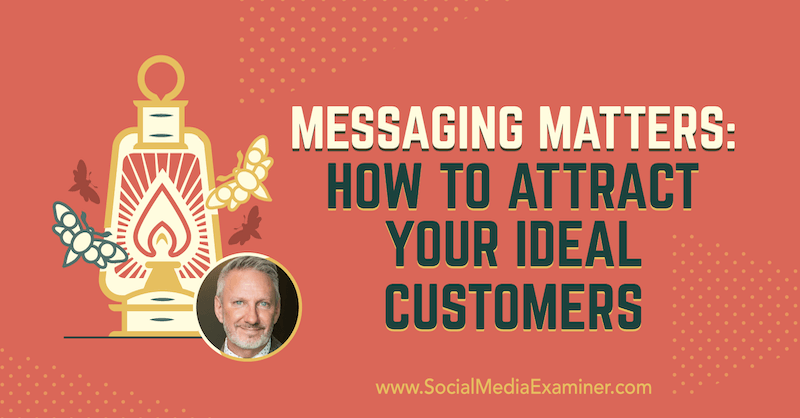 Messaging Matters: Cum să vă atrageți clienții ideali, oferind informații de la Jeffrey Shaw pe podcastul de socializare marketing.