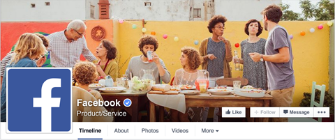 copertă facebook și exemplu de imagine de profil