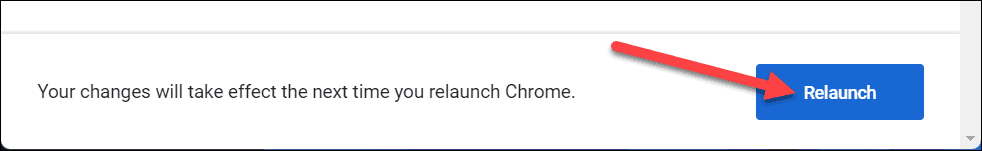 Butonul de relansare Chrome