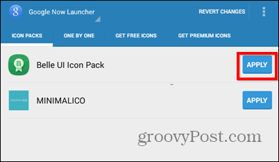 Se instalează pachetul frumos Icon Styler gratuit