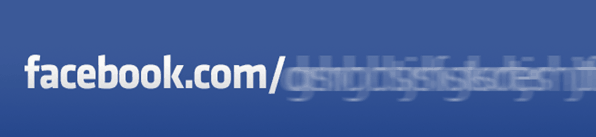 Facebook nume de utilizator personalizat profil url