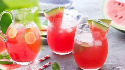 Cum să faci cea mai ușoară limonadă cu pepene verde? Trucul pentru a face o limonadă delicioasă cu pepene verde