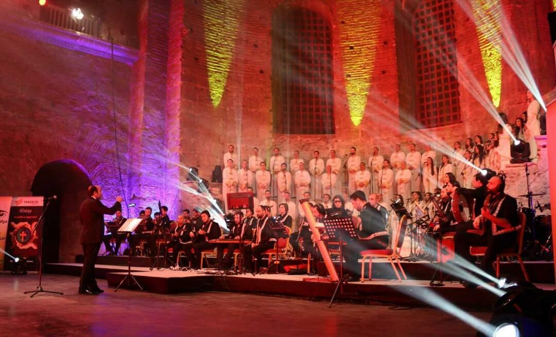 Primul concert după dezastrul secolului este de la Antakya Civilizations Choir!