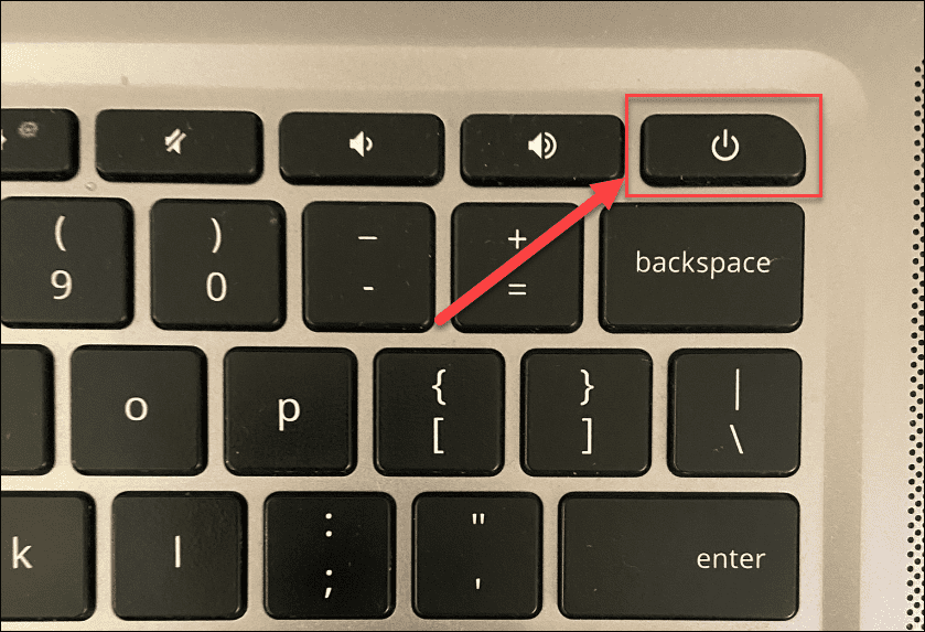 butonul de pornire remediază ecranul negru al unui Chromebook