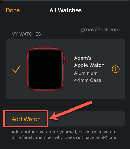 Apple Watch adauga ceas