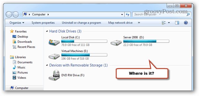 hard disk-ul care nu apare după instalare