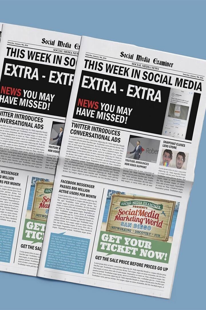 Twitter lansează anunțuri conversaționale: săptămâna aceasta în Social Media: Social Media Examiner