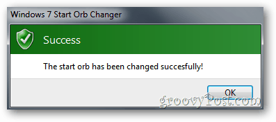 Începe Orb Changer - Succes!