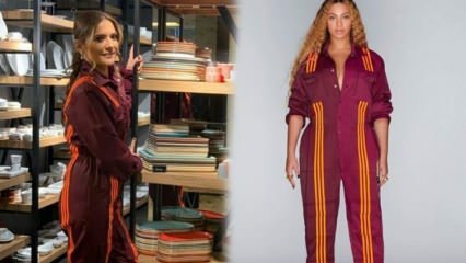 Nouă tendință în materie de modă: colecția Adidas Beyonce Ivy Park! Demet Akalın s-a așezat și pe acel flux ...