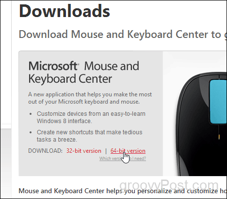 descărcați mouse-ul și centrul tastaturii Microsoft